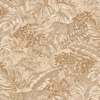 Обои Alessandro Allori Breeze 2206-7 Винил на флизелине (1,06*10) Бежевый, Листья — фото 1, Обои для стен