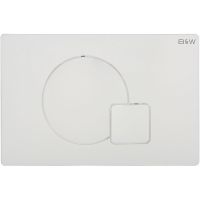 Клавиша смыва Black&White Universe WPI-09521 09521 Glossy Ivory — фото 1, Комплектующие для душевого оборудования