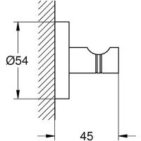 Товар: Крючок Grohe Essentials 40364001 Хром - фото 4 Крючок Grohe Essentials 40364001 Хром — фото 4, Крючки для полотенец