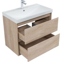 Товар: Тумба под раковину Aquanet Милан 80 336384 подвесная Дуб светлый - фото 5 Тумба под раковину Aquanet Милан 80 336384 подвесная Дуб светлый — фото 5, Тумбы под раковину