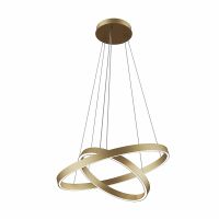 Подвесной светильник Maytoni Modern Rim Led MOD058PL-L55BS4K Латунь — фото 3, Подвесные светильники