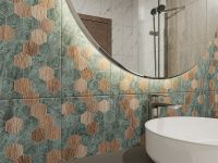 Керамическая плитка Azori Calacatta Ivori Forma 509561101 настенная 20,1х50,5 см — фото 2, Керамическая плитка