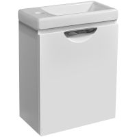 Тумба под раковину Stella Polar Норина 40 SP-00000234 подвесная Белая — фото 1, Тумбы под раковину