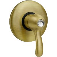 Смеситель для душа Migliore Lem Swarovski 18878 Бронза — фото 1, Смеситель для душа