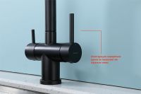 Смеситель для кухни Splenka S70.61.06 Черный матовый — фото 20, Смесители