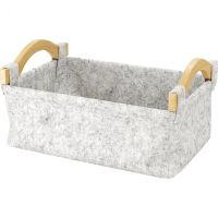 Корзина для аксессуаров WasserKRAFT Aula WB-110-M Серая — фото 1, Органайзеры для ванной