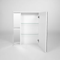 Зеркальный шкаф VIANT Париж 55 R VPAR55-ZSHR Белый — фото 3, Зеркальные шкафы в ванную