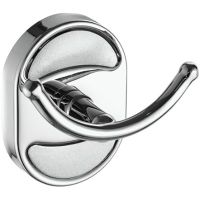 Двойной крючок Haiba HB1905-2 Хром — фото 1, Крючки для полотенец