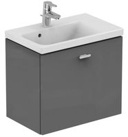 Тумба под раковину Ideal Standard Connect Space 60 C6743KR подвесная Серая глянцевая — фото 1, Тумбы под раковину