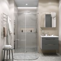 Товар: Душевая дверь Grossman Pragma 100 100.K33.03.100.10.00 профиль Хром стекло прозрачное - фото 1 Душевая дверь Grossman Pragma 100 100.K33.03.100.10.00 профиль Хром стекло прозрачное — фото 1, Распашные душевые двери