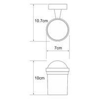 Товар: Стакан для зубных щеток WasserKRAFT Isen K-4028 Хром - фото 3 Стакан для зубных щеток WasserKRAFT Isen K-4028 Хром — фото 3, Мыльницы