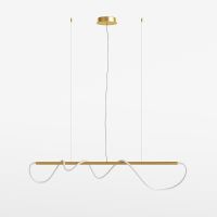 Подвесной светильник Maytoni Modern Tau MOD166PL-L30G3K Золото — фото 2, Подвесные светильники