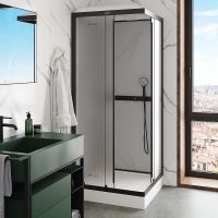 Душевая кабина Parly Frost 80x80 FQ811B без гидромассажа — фото 3, Душевые кабины