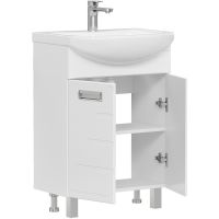 Тумба под раковину Volna Joli 70.2D tnJOLI70.2D-01 Белая — фото 2, Тумбы под раковину