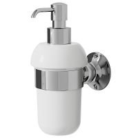 Дозатор для жидкого мыла Devon&Devon New York NY130CR Хром Белый — фото 1, Дозаторы