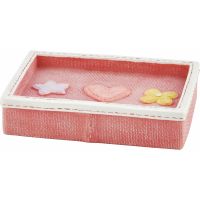 Мыльница WasserKRAFT Ammer K-6429 Розовая матовая — фото 1, Мыльницы