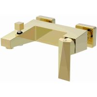 Смеситель для ванны Bravat Iceberg F676110G-01 Золото — фото 1, Смеситель для ванны