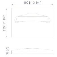 Диспенсер туалетных подкладок Nofer 04026.2.S Матовая нержавеющая сталь — фото 2, Аксессуары и оборудование для общественных мест