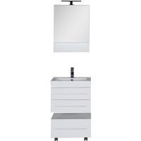 Комплект мебели для ванной Aquanet Нота 58 230291 подвесной Белый — фото 1, Комплекты мебели для ванной