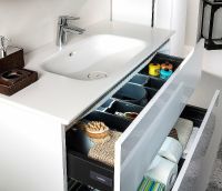 Тумба под раковину Boheme Armadi Art Vallessi 120 837-120-W подвесная Белая — фото 5, Мебель для ванной