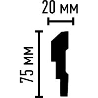 Товар: Молдинг Decomaster 97601 2400x75x20 мм - фото 3 Молдинг Decomaster 97601 2400x75x20 мм — фото 3, Молдинги
