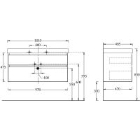 Товар: Тумба под раковину Kerama Marazzi Cubo 100 CUB.100.2\LIM подвесная Лимо матовый - фото 4 Тумба под раковину Kerama Marazzi Cubo 100 CUB.100.2\LIM подвесная Лимо матовый — фото 4, Тумбы под раковину