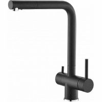 Смеситель для кухни Alveus Aquila G91 Carbon 1139808 Угольный — фото 1, Смесители