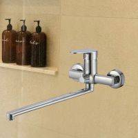 Смеситель для ванны WesnaArt Natur NAT07-320 универсальный Хром — фото 2, Смеситель для ванны