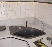 Товар: Кухонная мойка Domaci Бьелла DMC-10E GWS-10E-308 Черная - фото 5 Кухонная мойка Domaci Бьелла DMC-10E GWS-10E-308 Черная — фото 5, Кухонные мойки