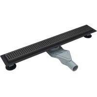 Душевой лоток Esbano Combi 70 C-NICE-70MB ESTRCOMNICE70MB с Черной матовой решеткой — фото 1, Душевые лотки