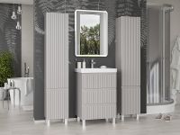 Товар: Тумба с раковиной Brevita Victory 60 УТ000023620 Серый шелк - фото 7 Тумба с раковиной Brevita Victory 60 УТ000023620 Серый шелк — фото 7, Мебель для ванной