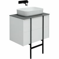 Тумба под раковину Allen Brau Reality 70 1.32004.WM подвесная Белая матовая — фото 7, Тумбы под раковину