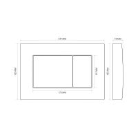 Инсталляция Berges Atom 410 040331 для унитаза с клавишей смыва Хром — фото 5, Инсталляции для унитазов