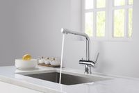 Смеситель для кухни Timo Saona 2396/00F Хром — фото 4, Смесители для кухни