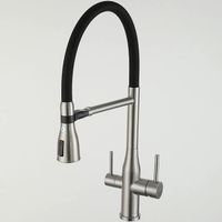 Смеситель для кухни Gappo G4399-75 Сатин Черный — фото 5, Смесители для кухни