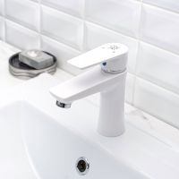 Смеситель для раковины Ростовская Мануфактура Сантехники PL6-001F Белый — фото 3, Смесители