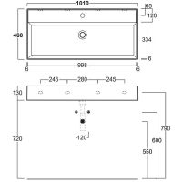 Товар: Раковина Simas 101 AG101 bi*1 Белая - фото 3 Раковина Simas 101 AG101 bi*1 Белая — фото 3, Раковины подвесные