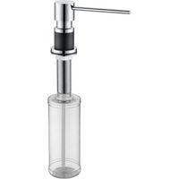 Дозатор для моющего средства Paulmark Kraft D003-401 Хром Антрацит — фото 1, Дозаторы для кухонных моек