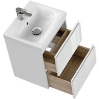 Тумба под раковину Cersanit Moduo 50 64139 подвесная Белая — фото 5, Мебель для ванной