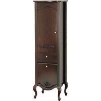 Шкаф пенал Migliore Impero 48 L 26650 Орех — фото 1, Пеналы для ванной комнаты