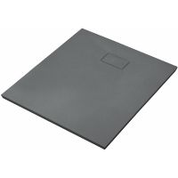 Душевой поддон из стеклопластика WasserKRAFT Elbe 80x80 74T02 Черный матовый — фото 1, Стеклопластиковые душевые поддоны