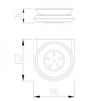 Мыльница Abber Nord AA1558 Хром — фото 3, Мыльницы