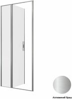 Душевая дверь Allen Brau Priority 90 3.31026.BA профиль Серебро браш стекло прозрачное — фото 9, Душевые двери в нишу