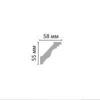 Карниз Decomaster 96610 2400x55x58 мм — фото 2, Карнизы