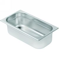 Коландер Alveus GN PAN 1/3x65 BR 1008745 Сатинированная сталь — фото 1, Аксессуары для кухни