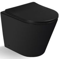 Унитаз SantiLine SL-5020MB приставной с сиденьем Микролифт — фото 1, Приставные унитазы