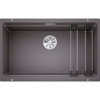 Кухонная мойка Blanco Etagon 700-U Silgranit 525168 Темная скала — фото 1, Кухонные мойки