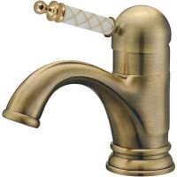 Смеситель для раковины Boheme Medici Ripresa Murano 301-MR-W Бронза — фото 1, Смесители