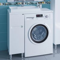 Тумба под раковину СанТа Лондон 90 224027 Белая — фото 1, Тумбы под раковину