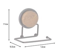 Товар: Держатель туалетной бумаги Fixsen Magic Wood FX-46010B Черный матовый - фото 3 Держатель туалетной бумаги Fixsen Magic Wood FX-46010B Черный матовый — фото 3, Держатели туалетной бумаги
